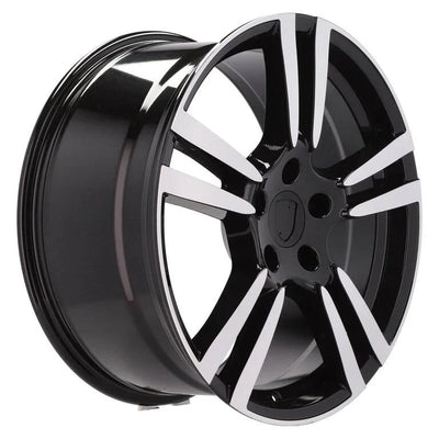 Alu kola pro Porsche E946 9.5x20 5x130 ET55 71.6 Black Polished | Wheelsup.cz