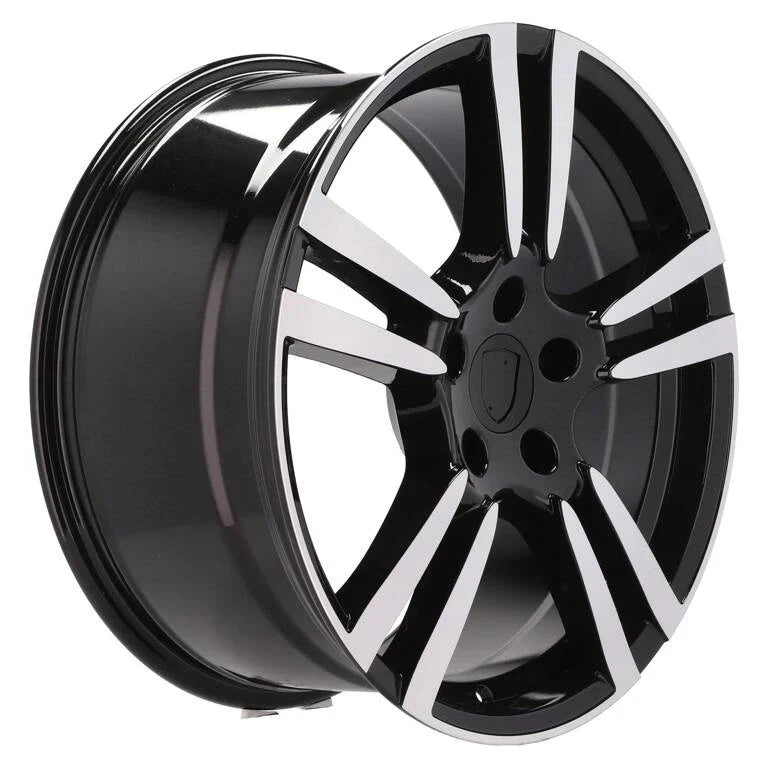 Alu kola pro Porsche E946 9.5x20 5x130 ET55 71.6 Black Polished | Wheelsup.cz