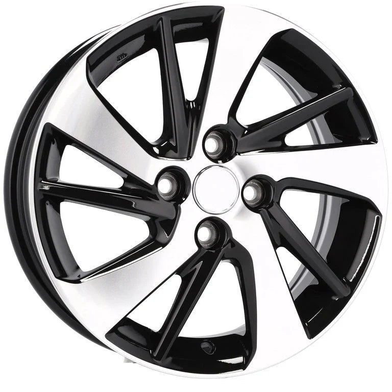 Alu kola pro Toyota F0458 5.5x15 4x100 ET45 54.1 Black Polished | Wheelsup.cz