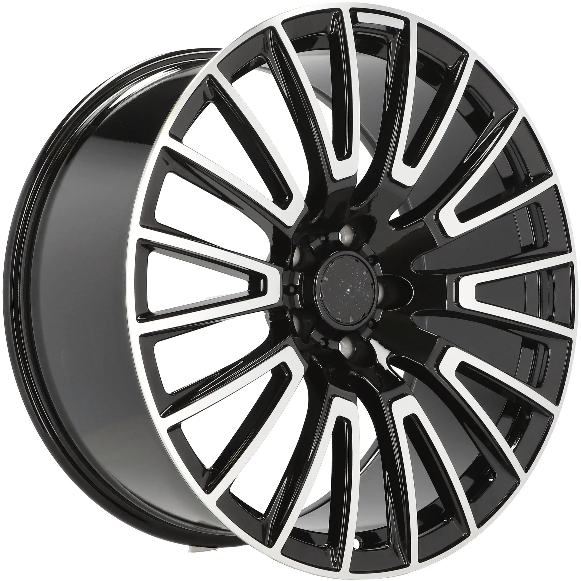 Alu kola pro Mercedes F1070 10x22 5x130 ET36 84.1 Black Polished | Wheelsup.cz