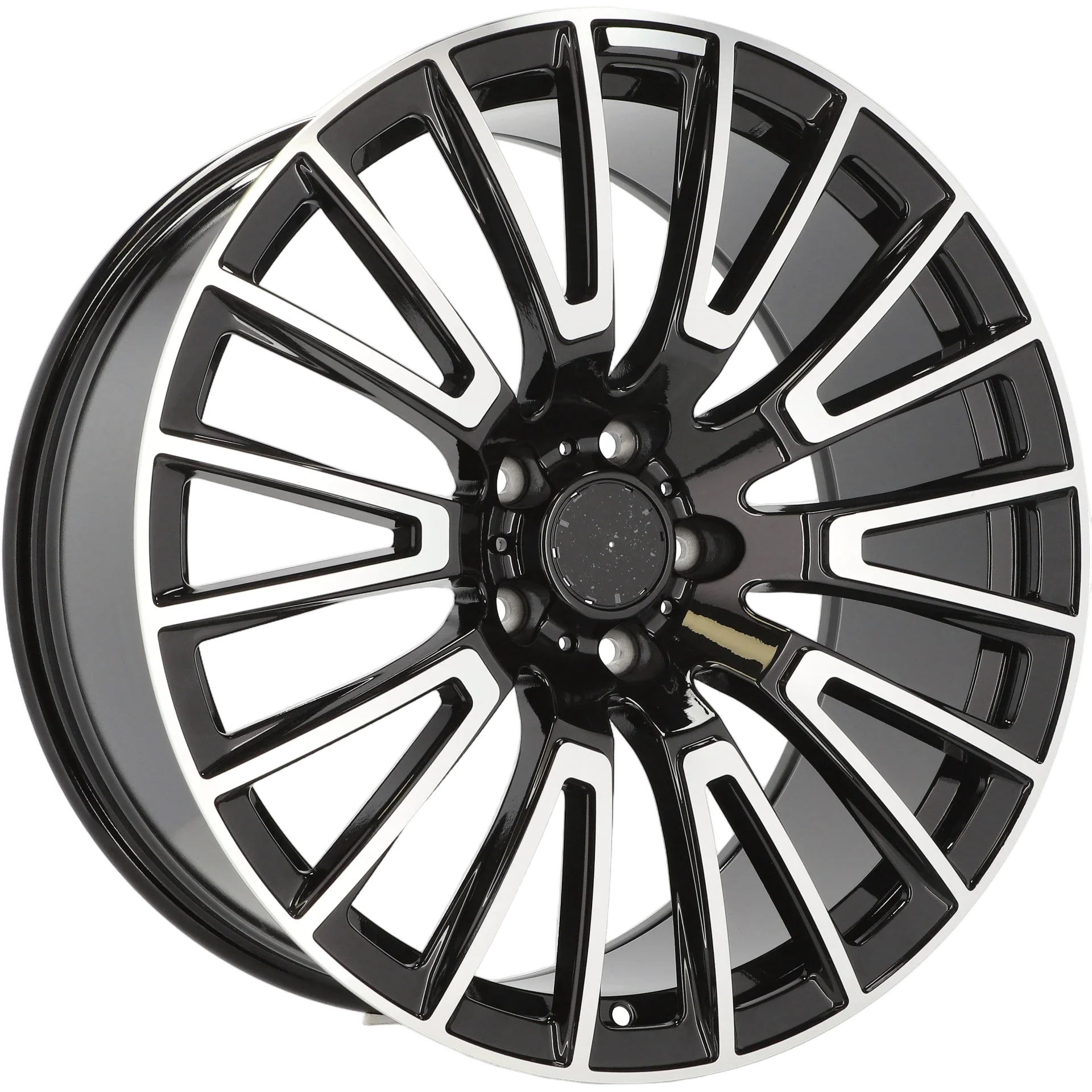 Alu kola pro Mercedes F1070 10x22 5x130 ET36 84.1 Black Polished | Wheelsup.cz