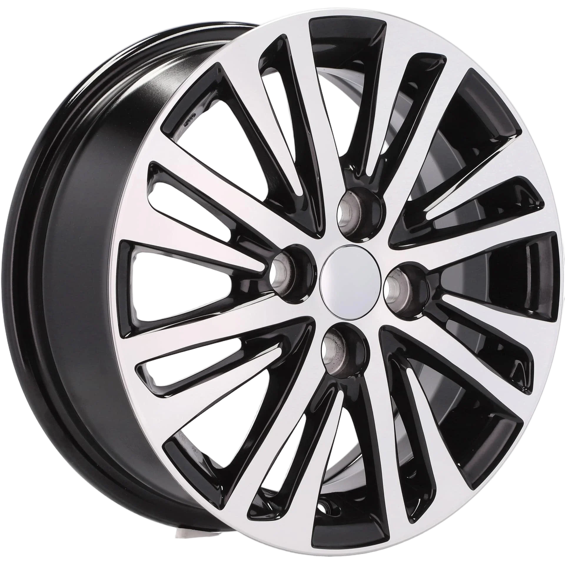 Alu kola pro Toyota F1438 5.5x14 4x100 ET45 54.1 Black Polished | Wheelsup.cz