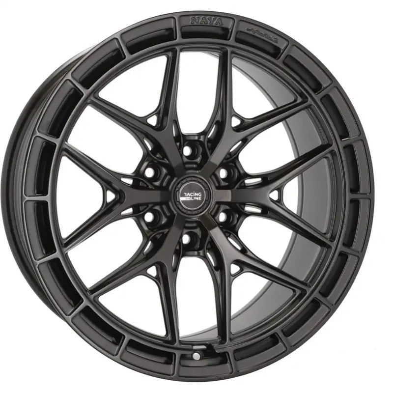 Alu kola Racing Line F3045 9x20 6x139.7 ET15 106.1 Black Half Matt | Wheelsup.cz