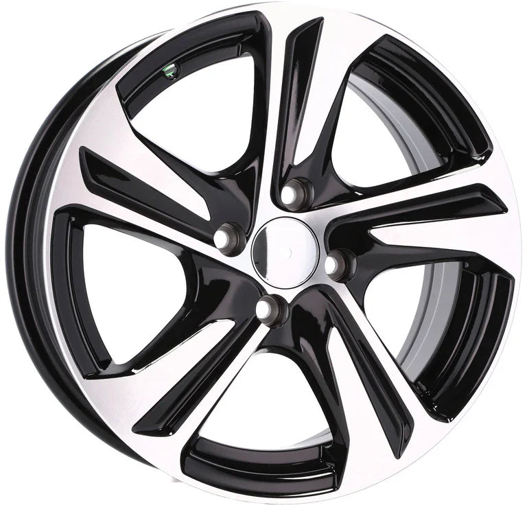 Alu kola Racing Line F5832 6x15 5x100 ET35 57.1 Black Polished | Wheelsup.cz