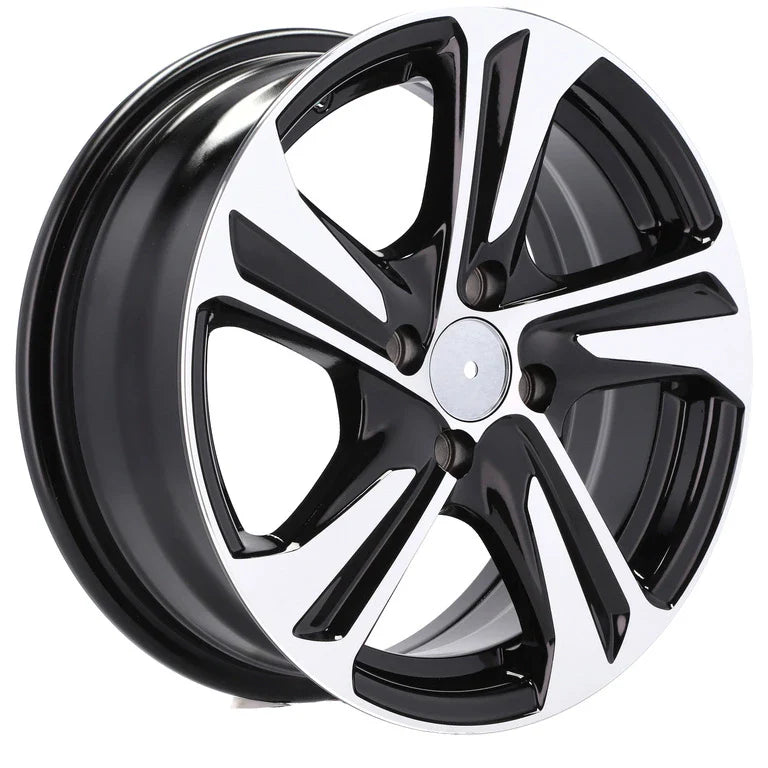 Alu kola Racing Line F5832 6x15 5x100 ET35 57.1 Black Polished | Wheelsup.cz