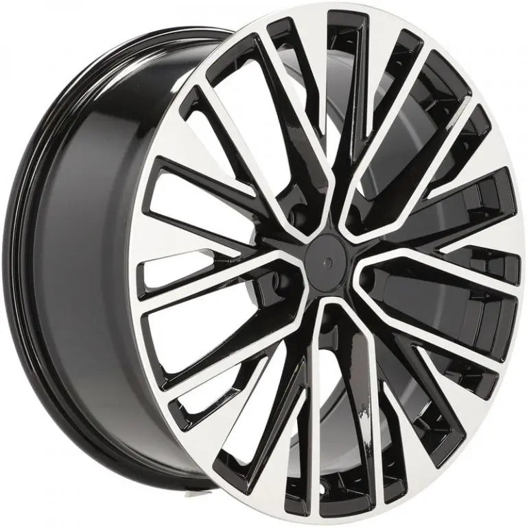 Alu kola pro Audi F733 8x18 5x112 ET39 66.6 Black Polished | Wheelsup.cz