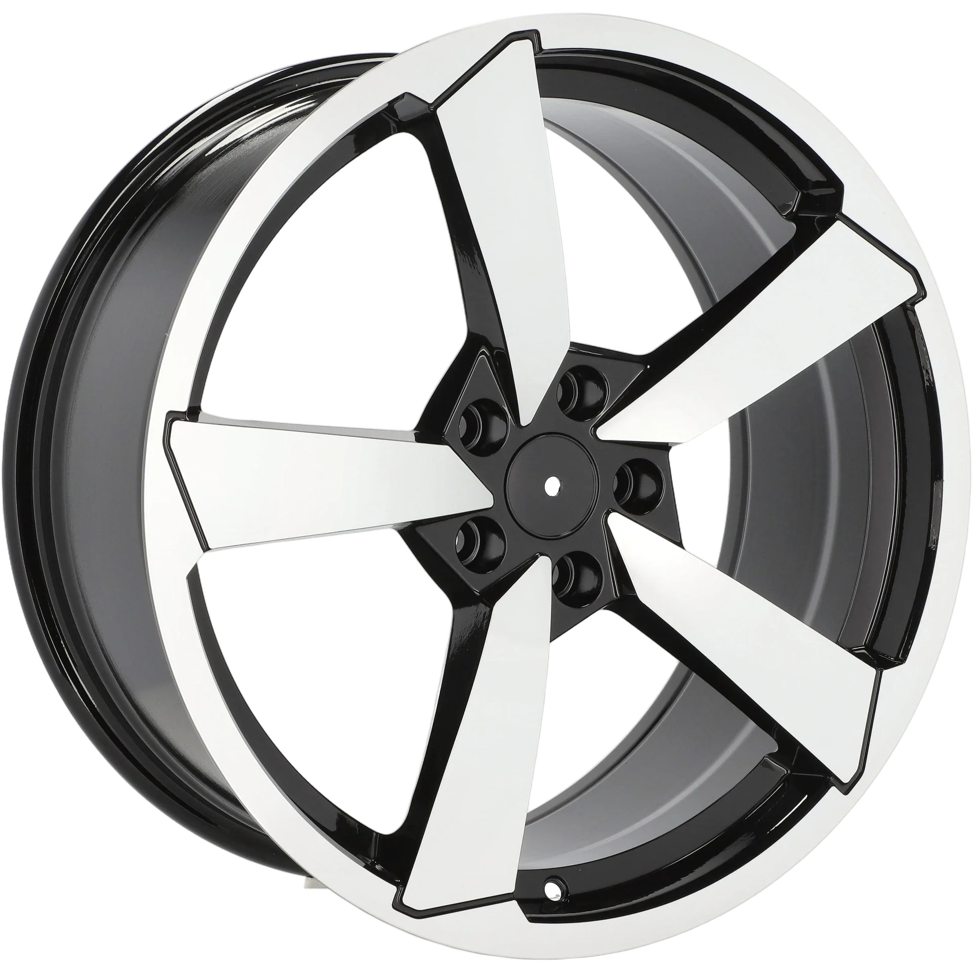 Alu kola pro Audi F9781 8.5x19 5x112 ET32 66.6 Black Polished | Wheelsup.cz