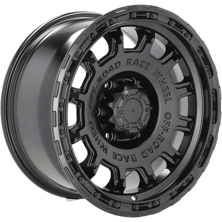 Alu kola pro Offroad FBX034 8.5x17 6x139.7 ET-12 106.1 Black Half Matt | Wheelsup.cz