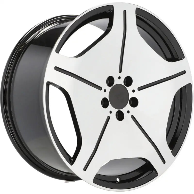 Alu kola pro Mercedes FBX035 8x18 5x112 ET35 66.6 Black Polished | Wheelsup.cz