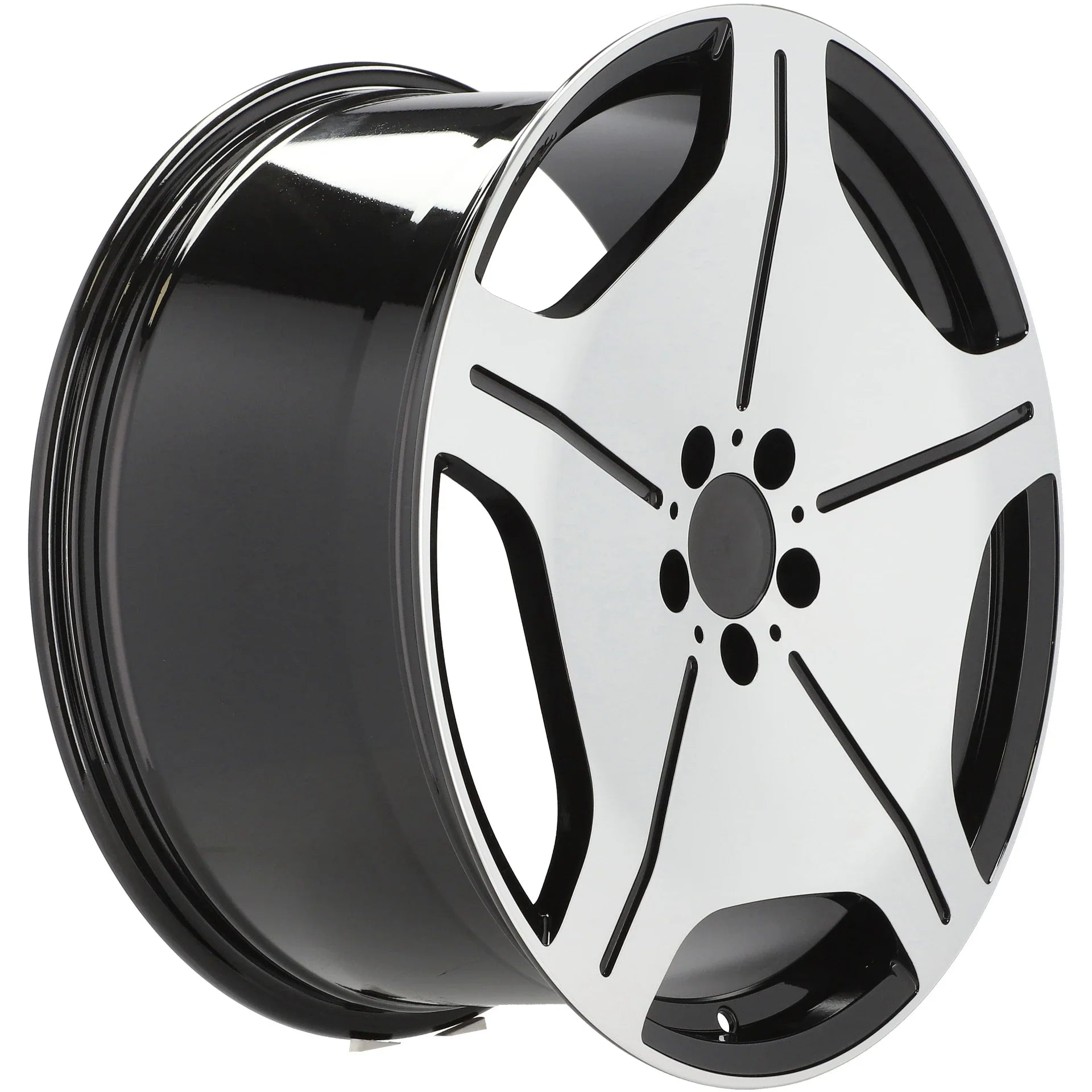 Alu kola pro Mercedes FBX035 9.5x19 5x112 ET43 66.6 Black Polished | Wheelsup.cz