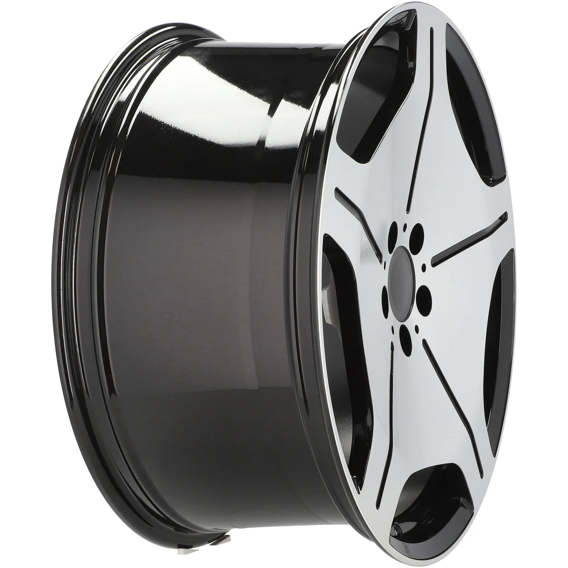 Alu kola pro Mercedes FBX035 7.5x17 5x112 ET35 66.6 Black Polished | Wheelsup.cz