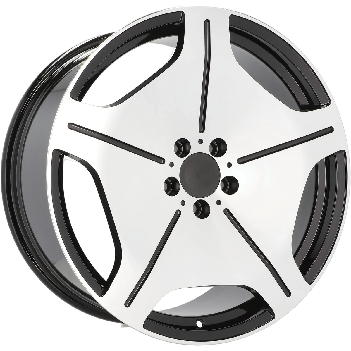 Alu kola pro Mercedes FBX035 9.5x20 5x112 ET43.5 66.6 Black Polished | Wheelsup.cz