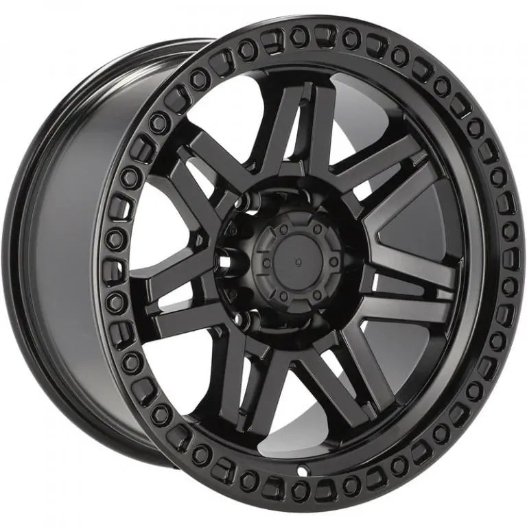 Alu kola pro Offroad FBX053 9x17 6x139.7 ET0 110.1 Black Half Matt | Wheelsup.cz