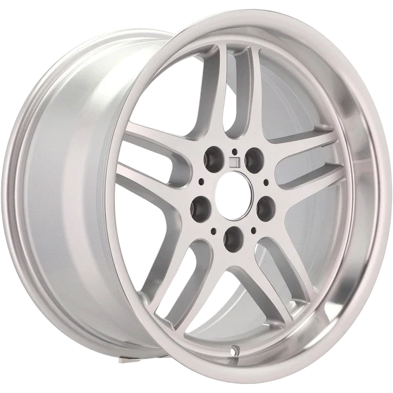 Alu kola pro BMW FBX121 8x17 5x120 ET13 74.1 Silver & Polished Lip | Wheelsup.cz