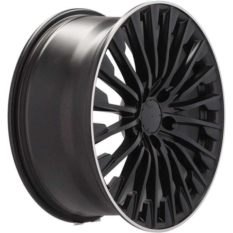 Alu kola pro Mercedes FBX132 8x18 5x112 ET43 66.6 Black Half Matt & Polished Lip | Wheelsup.cz