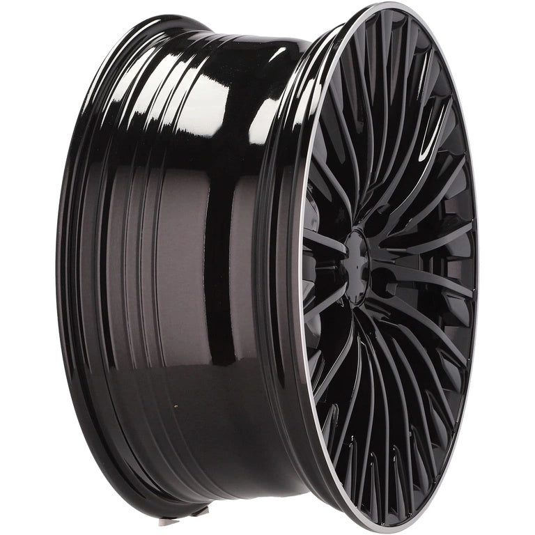 Alu kola pro Mercedes FBX132 8.5x19 5x112 ET40 66.6 Black & Polished Lip | Wheelsup.cz