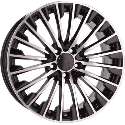 Alu kola pro Mercedes FBX132 8x18 5x112 ET43 66.6 Black Polished | Wheelsup.cz