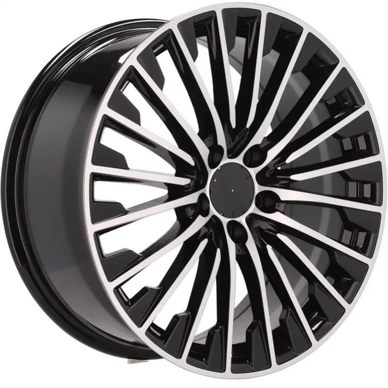 Alu kola pro Mercedes FBX132 8.5x19 5x112 ET35.5 66.6 Black Polished | Wheelsup.cz