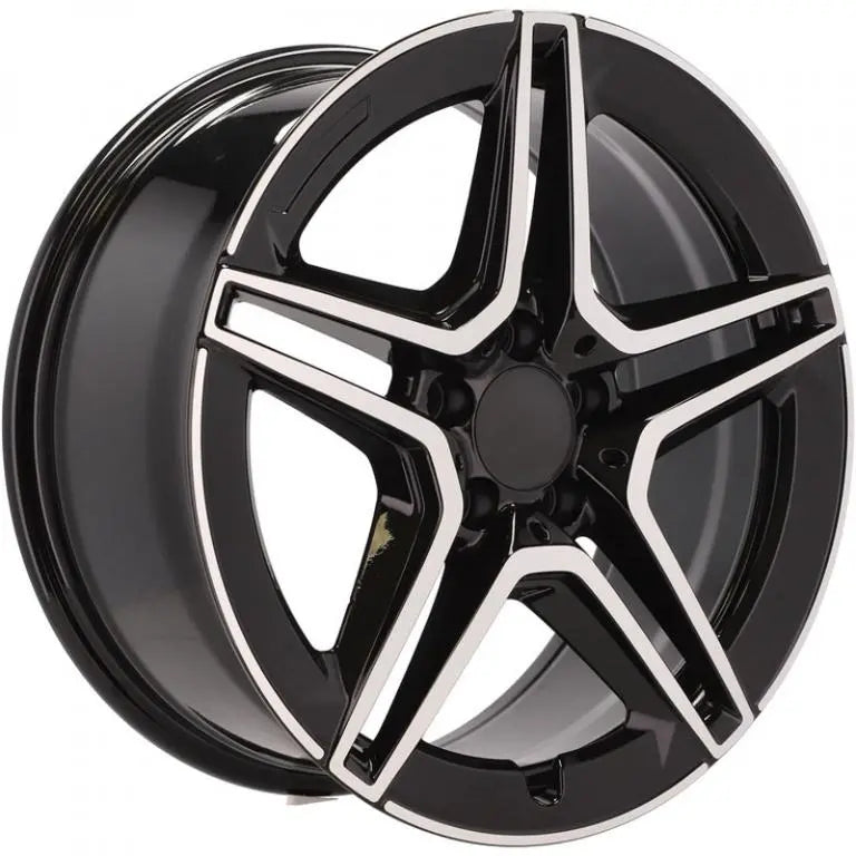 Alu kola pro Mercedes FBX142 8x18 5x112 ET40 66.6 Black Polished | Wheelsup.cz
