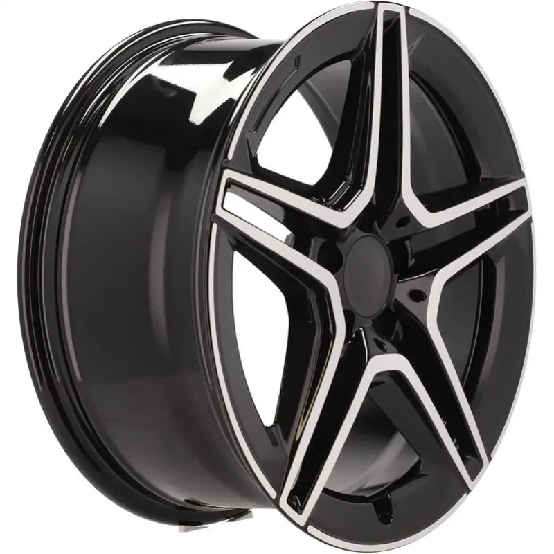 Alu kola pro Mercedes FBX142 8x18 5x112 ET40 66.6 Black Polished | Wheelsup.cz