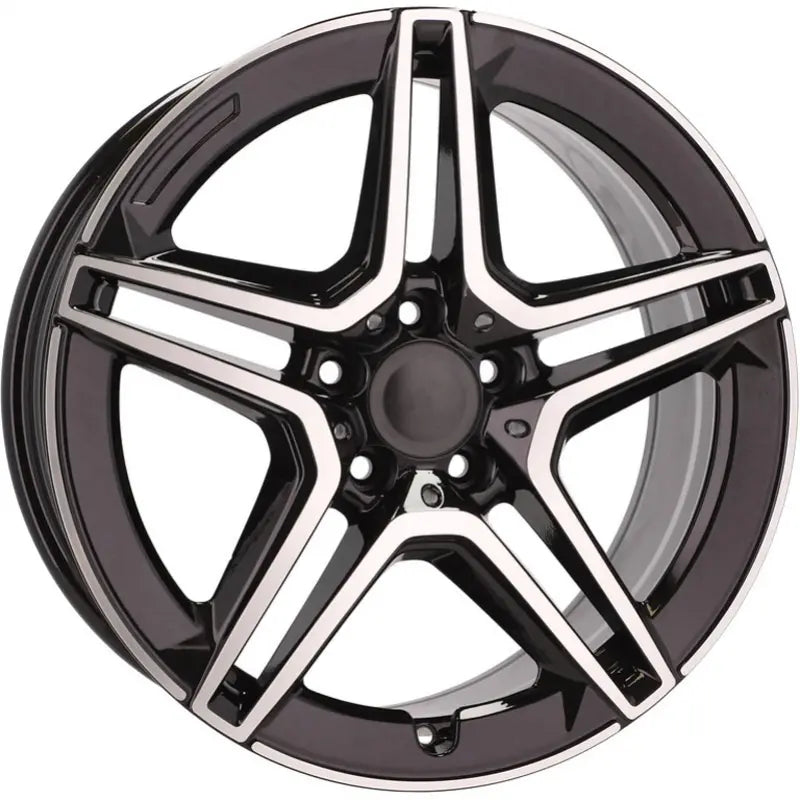 Alu kola pro Mercedes FBX142 8x18 5x112 ET40 66.6 Black Polished | Wheelsup.cz