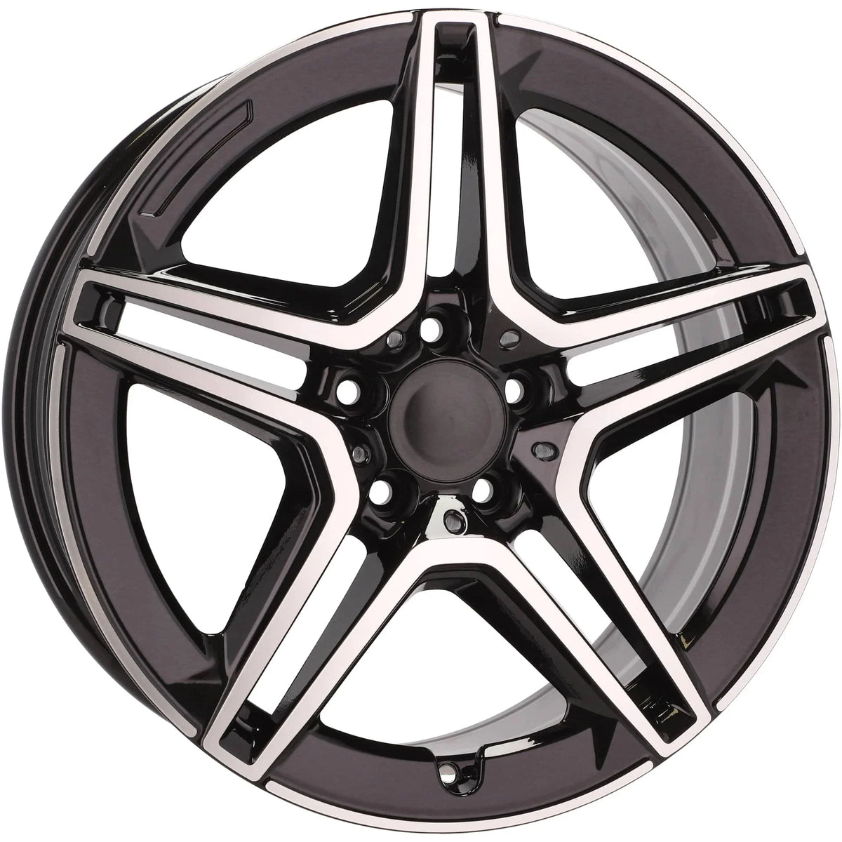 Alu kola pro Mercedes FBX142 8.5x20 5x112 ET36 66.6 Black Polished