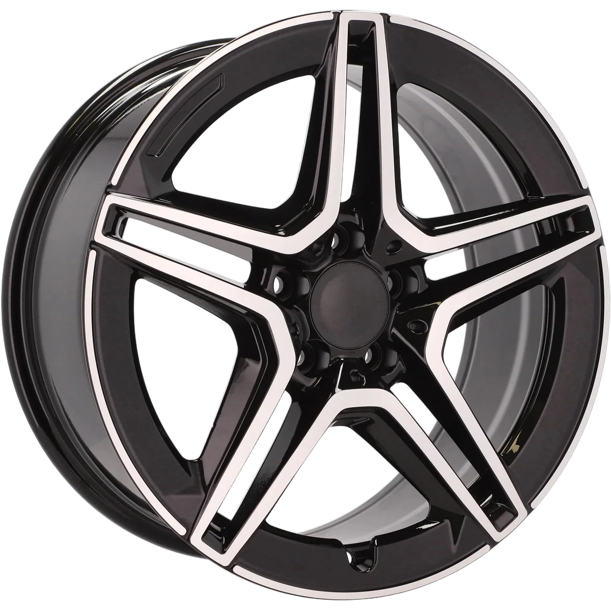 Alu kola pro Mercedes FBX142 9.5x20 5x112 ET45 66.6 Black Polished | Wheelsup.cz