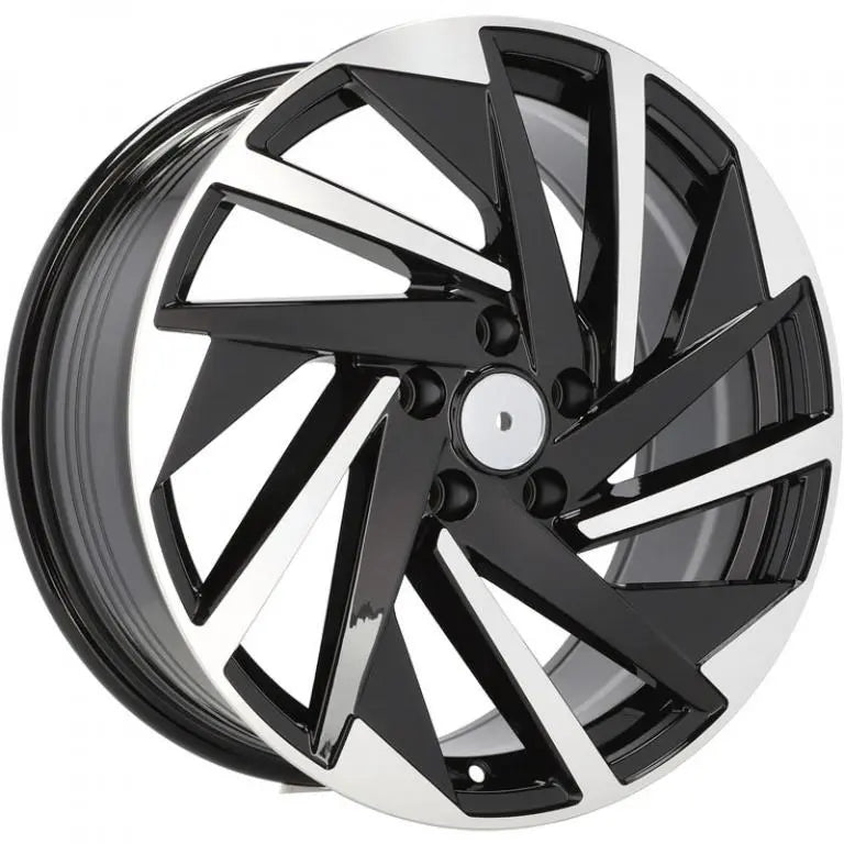 Alu kola pro Volkswagen FBX170 8x18 5x112 ET45 57.1 Black Polished | Wheelsup.cz