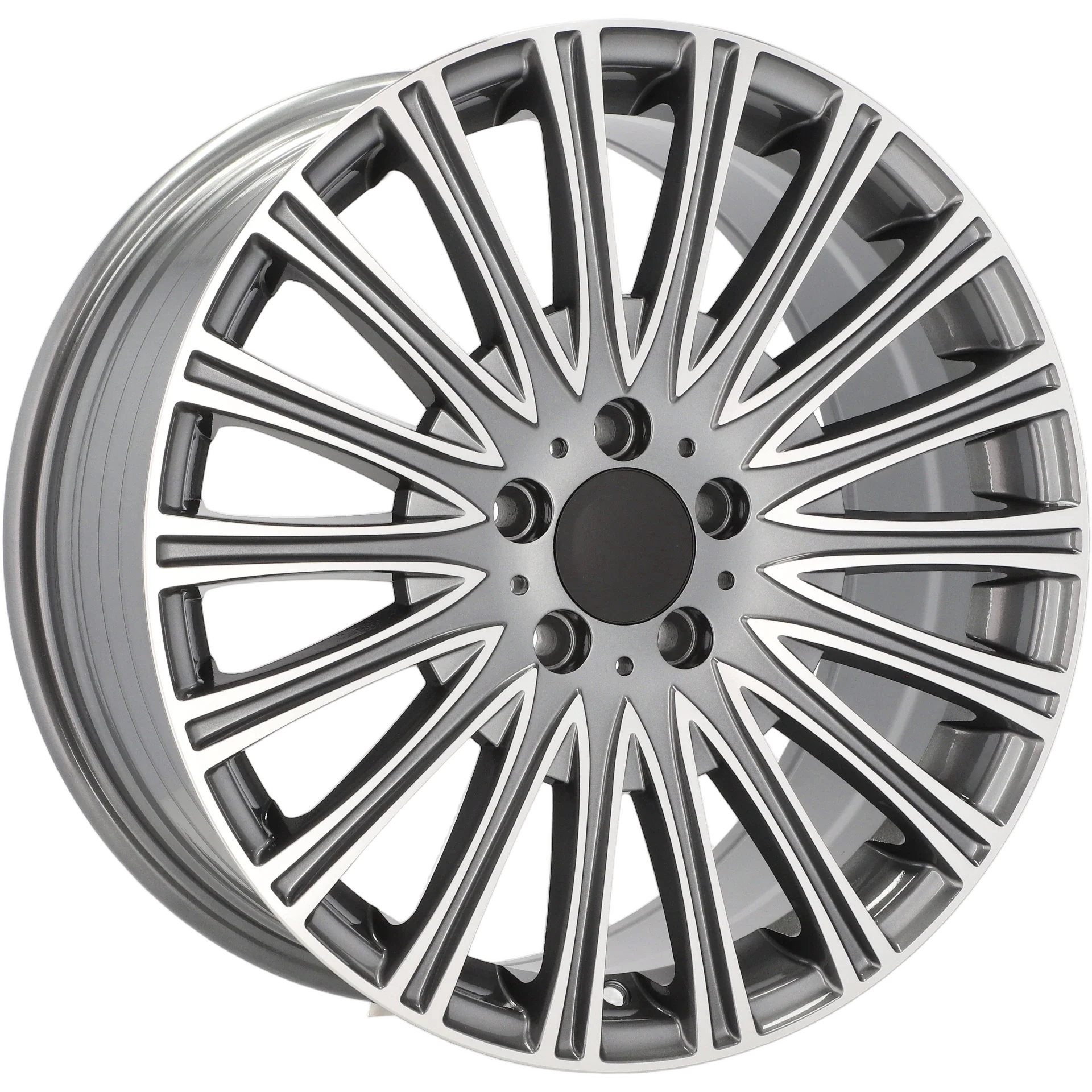 Alu kola pro Mercedes FBX210 8x18 5x112 ET43 66.6 Grey Polished | Wheelsup.cz