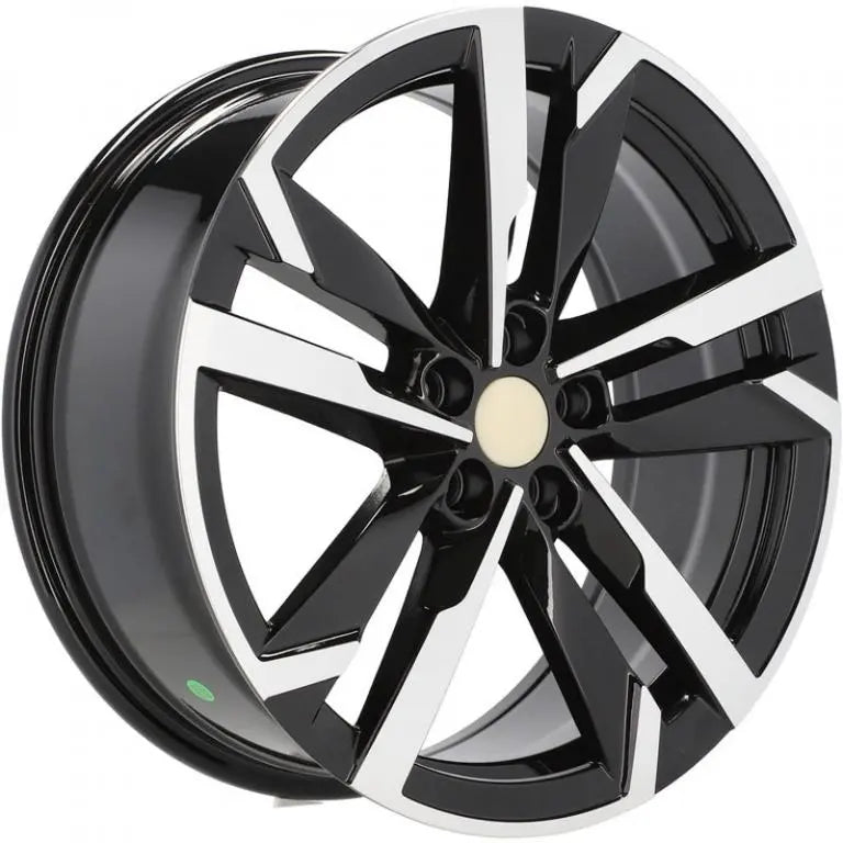 Alu kola pro Škoda FBX254 7x17 5x100 ET39 57.1 Black Polished | Wheelsup.cz