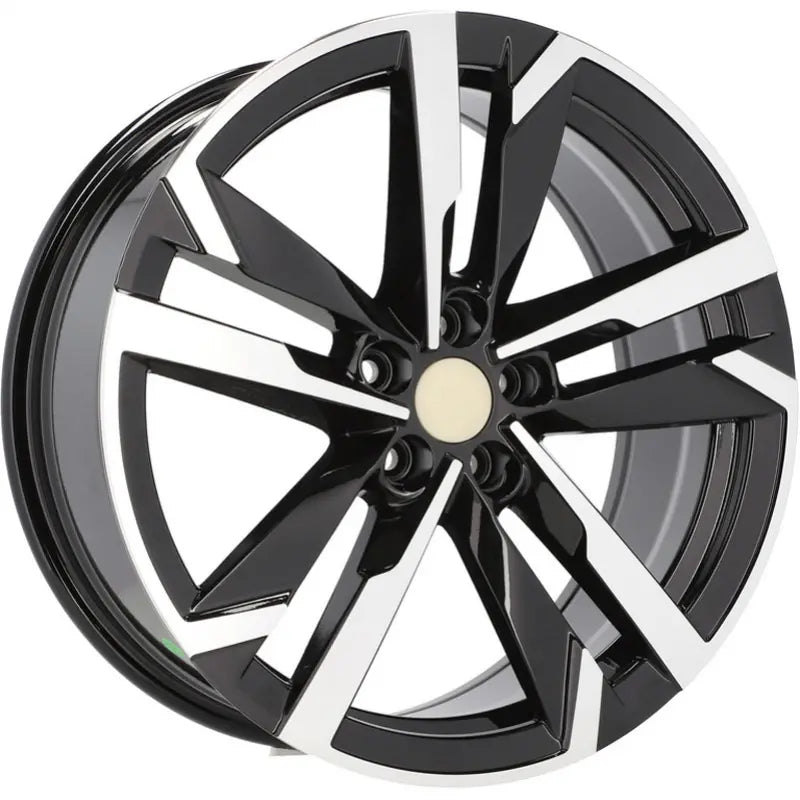 Alu kola pro Škoda FBX254 7x17 5x100 ET39 57.1 Black Polished | Wheelsup.cz
