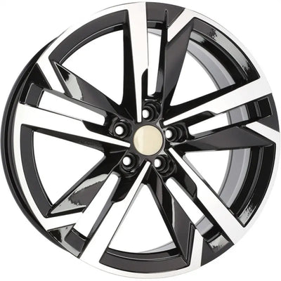 Alu kola pro Škoda FBX254 7x17 5x100 ET39 57.1 Black Polished | Wheelsup.cz
