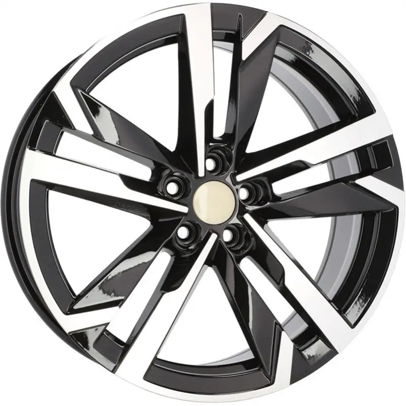 Alu kola pro Škoda FBX254 7.5x18 5x100 ET39 57.1 Black Polished | Wheelsup.cz