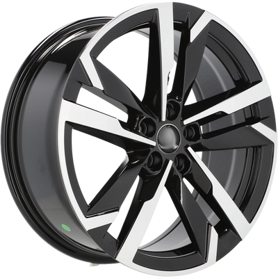 Alu kola pro Škoda FBX254 7.5x18 5x100 ET39 57.1 Black Polished | Wheelsup.cz