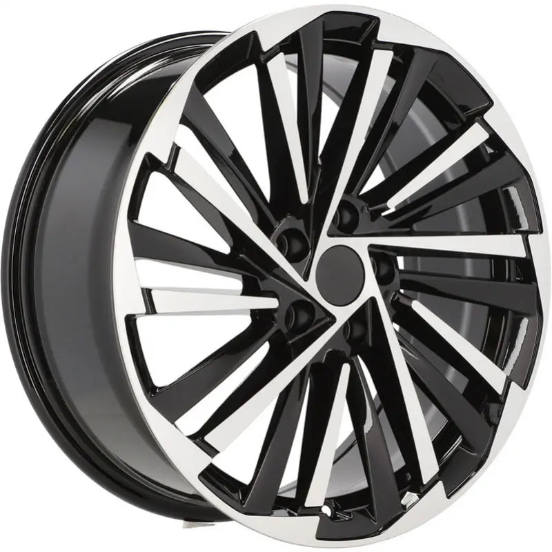Alu kola pro Škoda FBX261 7.5x18 5x112 ET40 57.1 Black Polished | Wheelsup.cz