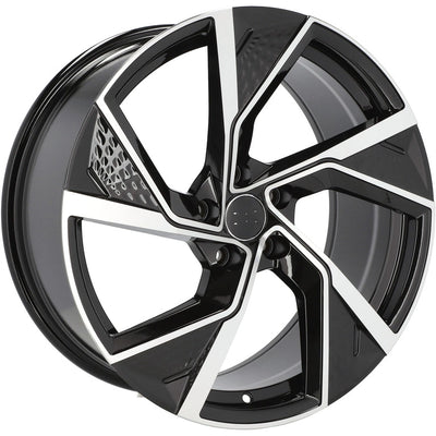 Alu kola pro Audi FBX264 8.5x19 5x112 ET35 66.6 Black Polished | Wheelsup.cz