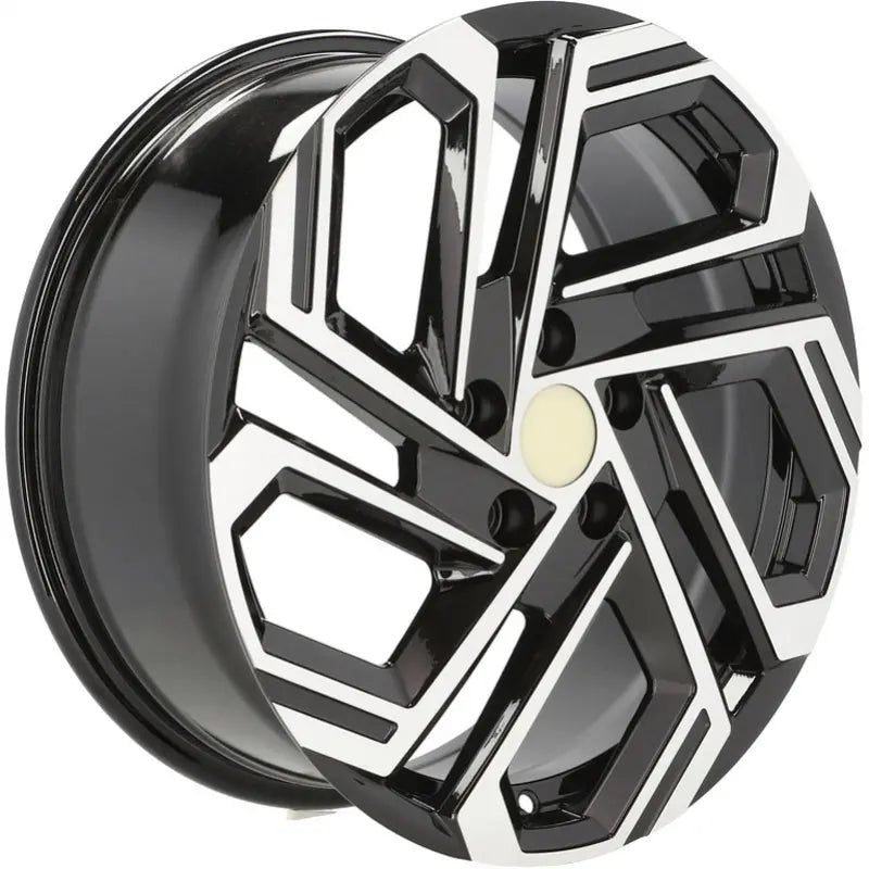 Alu kola pro Hyundai FBX345 7.5x19 5x114.3 ET51 67.1 Black Polished | Wheelsup.cz