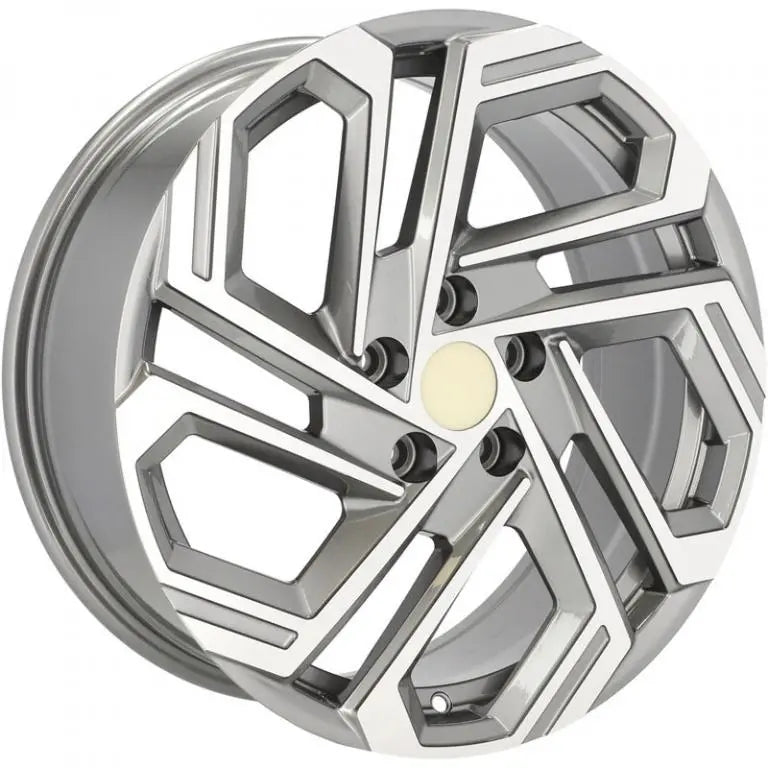 Alu kola pro Hyundai FBX345 7.5x18 5x114.3 ET51 67.1 Grey Polished | Wheelsup.cz
