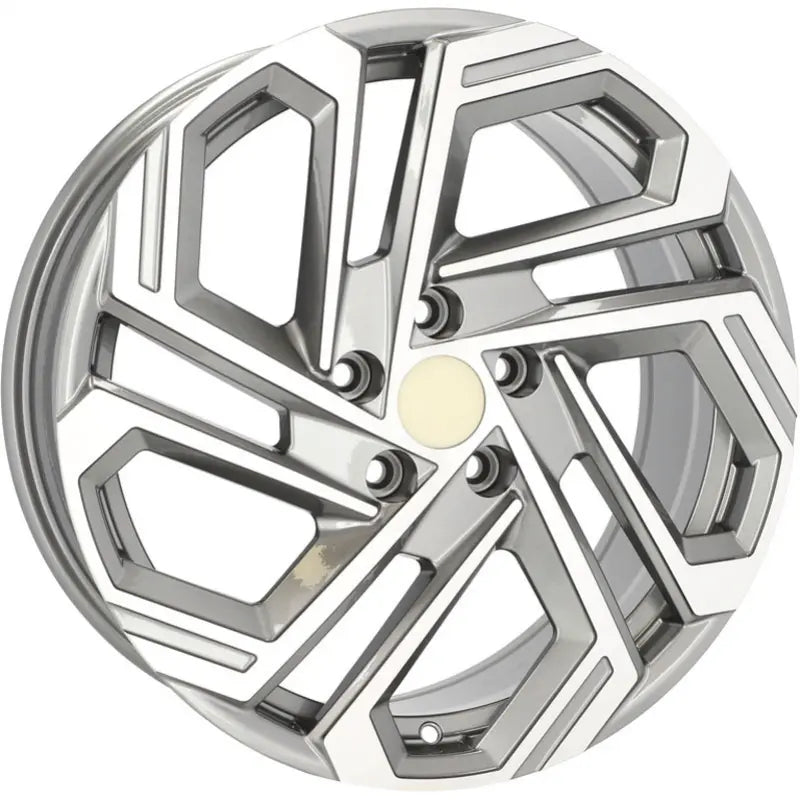 Alu kola pro Hyundai FBX345 7.5x19 5x114.3 ET51 67.1 Grey Polished | Wheelsup.cz