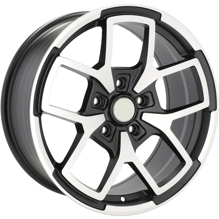 Alu kola pro Jeep FBX373 8x18 5x127 ET35 71.6 Black Polished Half Matt