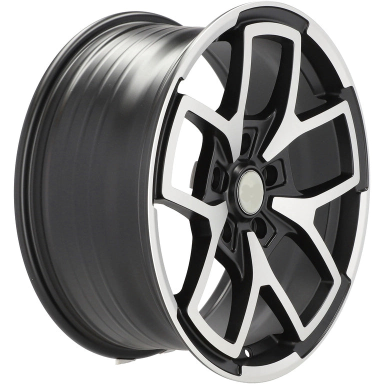 Alu kola pro Jeep FBX373 8x18 5x127 ET35 71.6 Black Polished Half Matt