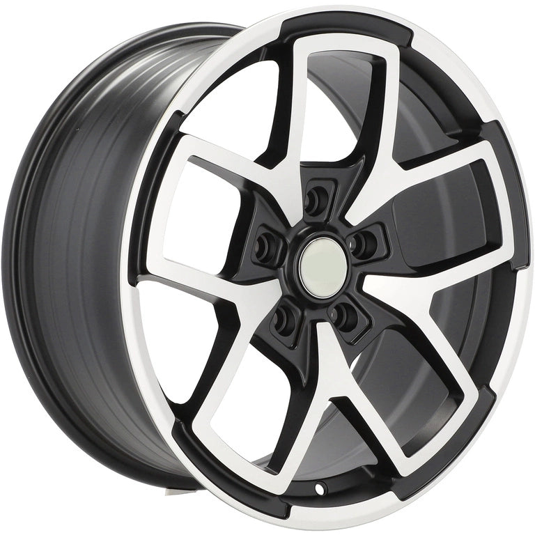 Alu kola pro Jeep FBX373 8x18 5x127 ET35 71.6 Black Polished Half Matt
