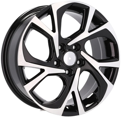 Alu kola pro Toyota FE132 7x17 5x114.3 ET45 60.1 Black Polished | Wheelsup.cz
