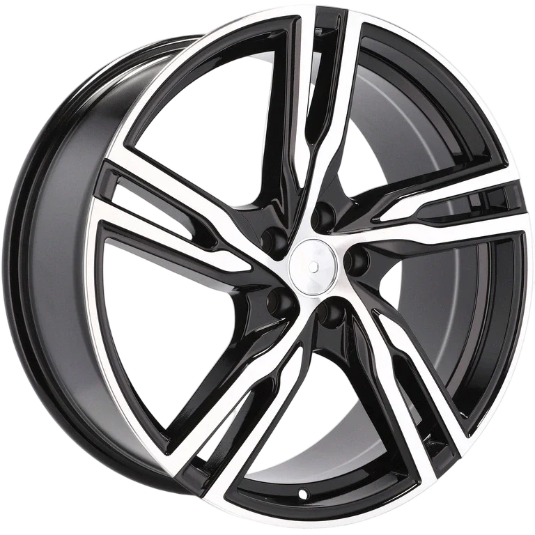 Alu kola pro Volvo FE161 8x19 5x108 ET45 63.4 Black Polished Half Matt | Wheelsup.cz