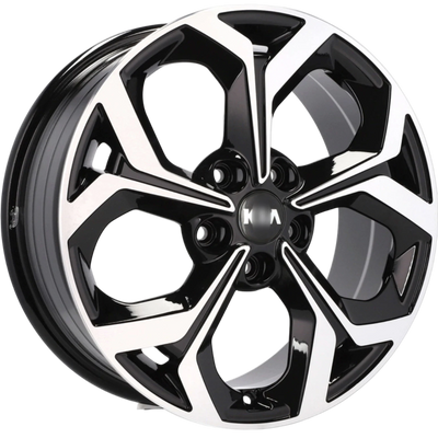 Alu kola pro Kia FE175 7x17 5x114.3 ET53 67.1 Black Polished | Wheelsup.cz