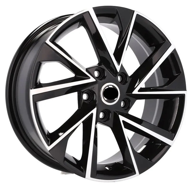 Alu kola pro Škoda FE181 8x18 5x112 ET41 57.1 Black Polished