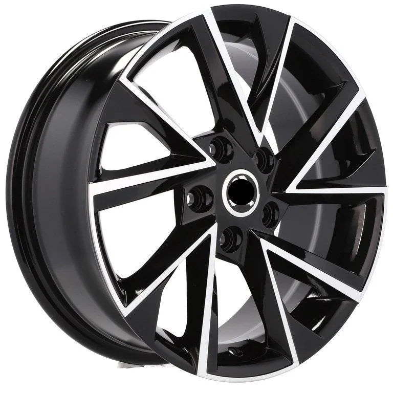 Alu kola pro Škoda FE181 8.5x20 5x112 ET38 57.1 Black Polished | Wheelsup.cz