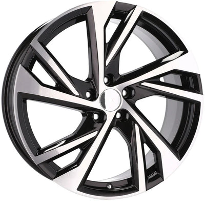 Alu kola pro Volvo FE183 8x18 5x108 ET50 63.4 Black Polished | Wheelsup.cz