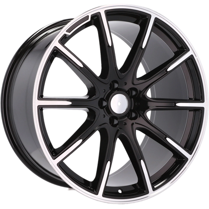Alu kola pro Mercedes FE236 9x22 5x112 ET32 66.6 Black Polished