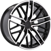 Cerchi in lega per Mercedes FE248 9.5x20 5x112 ET22 66.6 Nero